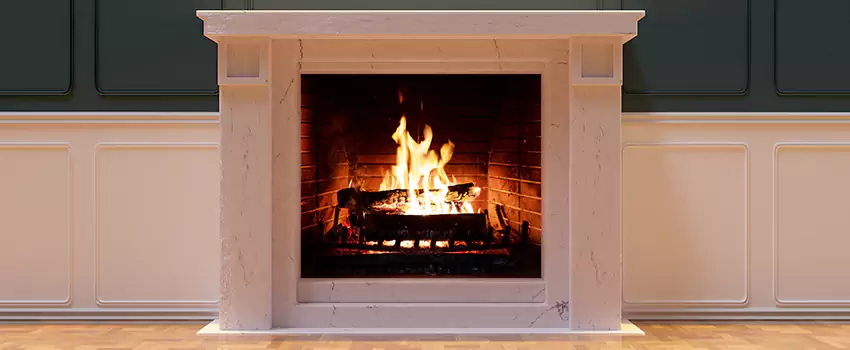 Decorative Electric Fireplace Installation in Naples, Florida