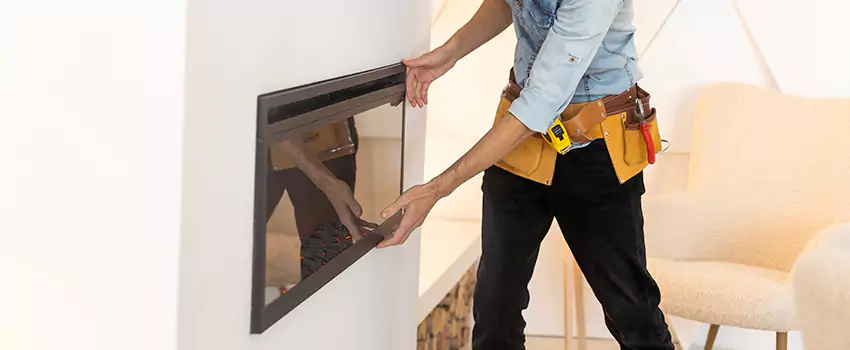 Metal Fireplace Installation in Naples, Florida