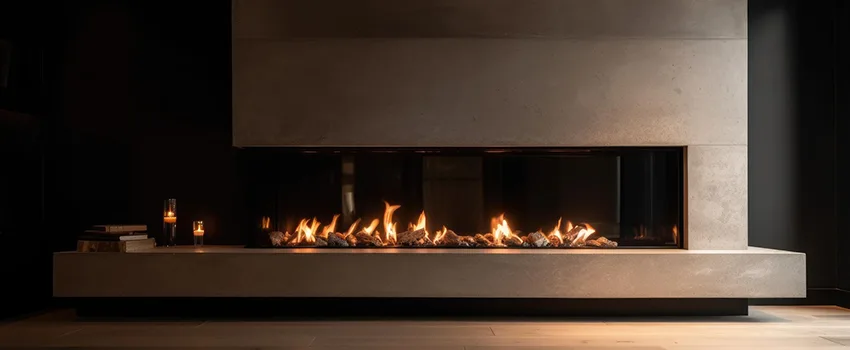 Gas Fireplace Ember Bed Design Services in Naples, Florida