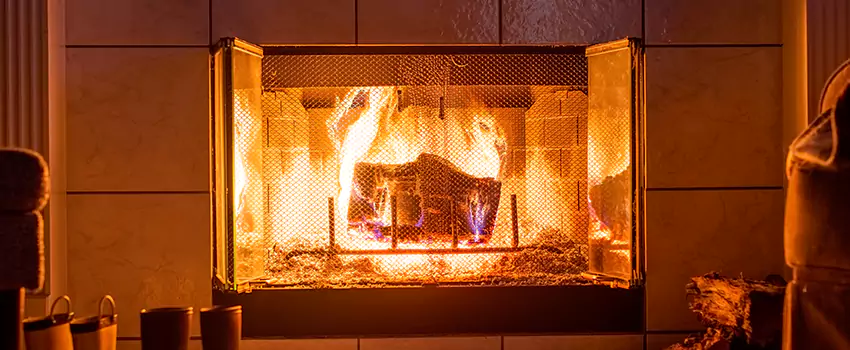 Mendota Hearth Landscape Fireplace Installation in Naples, Florida