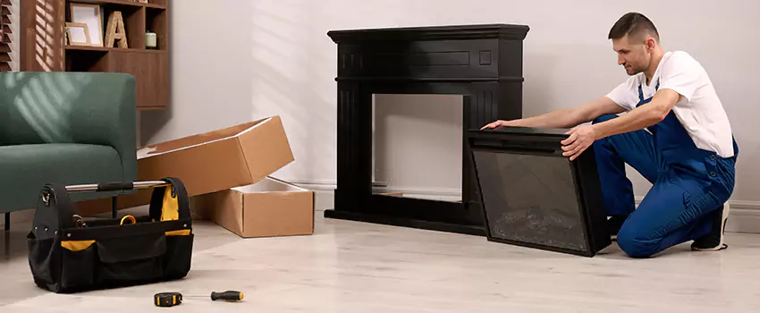 Old Rusted Metal Fireplace Repair And Replacement in Naples, FL