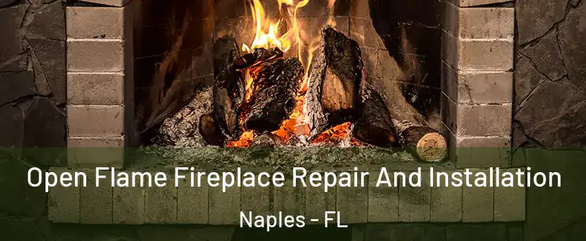  Open Flame Fireplace Repair And Installation Naples - FL